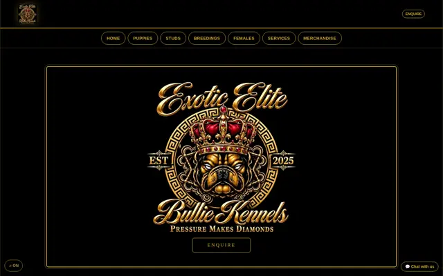 Exotic Elite Bullie Kennels on desktop