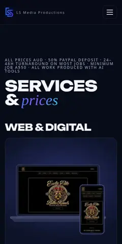 LS Media & Marketing Productions on mobile