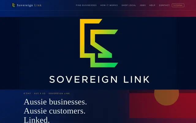 Sovereign Link on desktop