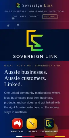 Sovereign Link on mobile